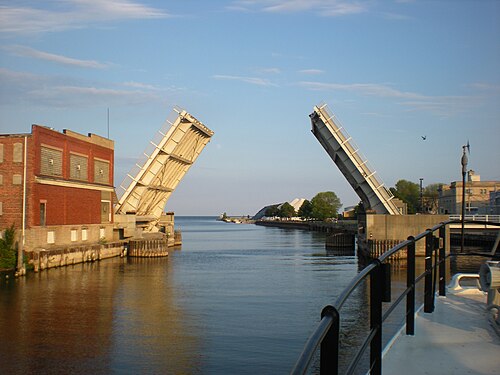 Heading out to Lake Huron from Alpena, MI. Credit: J. Cavaletto, NOAA.
